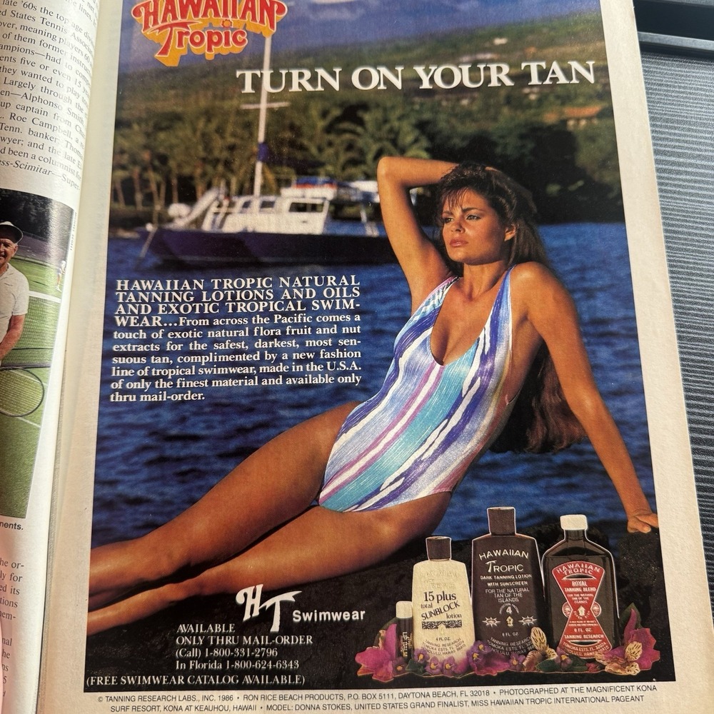 VTG Sports Illustrated Swimsuit Issue February 10,1986 Elle Macpherson Magazine - Picture 11 of 13